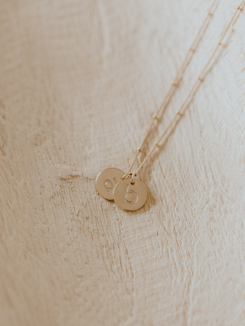 Personalized Travel Initial Necklace Gold – J&CO Jewellery